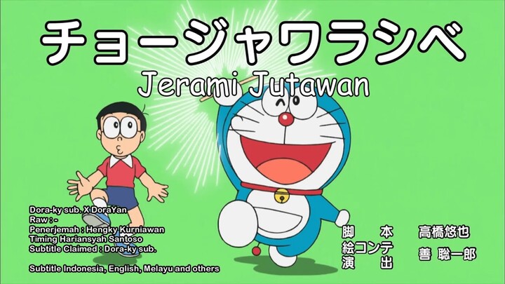 Doraemon Episode 653BB Jerami Jutawan - Doraemon Subtitle Indonesia, English Melayu