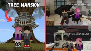 Exploring a TREE MANSION with my Jowa in Minecraft PE!