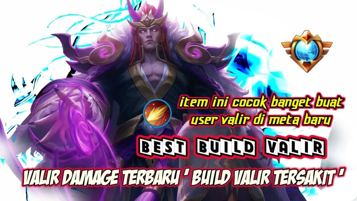 EMBLEM BUILD VALIR TERSAKIT 2022, BUILD ITEM VALIR TERSAKIT TOP GLOBAL MOBILE LEGENDS