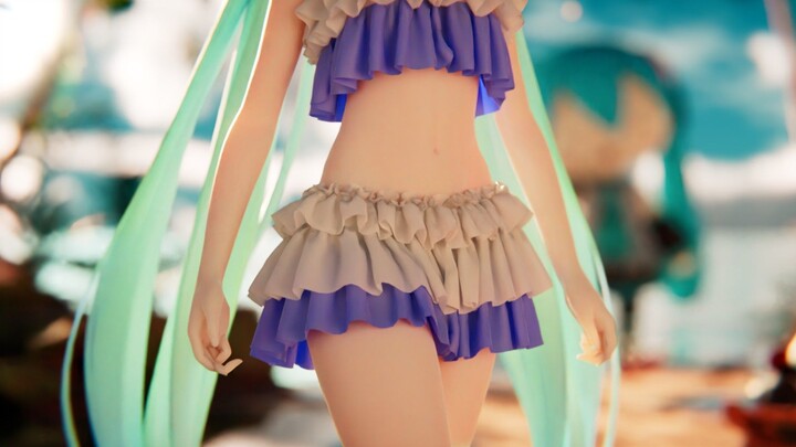 Summer is here, Miku also wants to wear a cute swimsuit