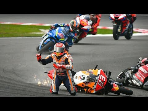 MotoGP Crashes #1 | NEFFEX - Cold ❄️[Copyright Free]