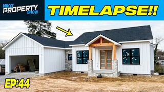 TIMELAPSE - Building a House in 19 Minutes | Modern Farmhouse | Episode 44