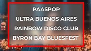 Paaspop | Ultra Buenos Aires | Rainbow Disco Club | Byron Bay Bluesfest