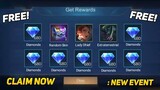 FREE SPECIAL SKIN AND PHARSA PATTERN SKIN (CLAIM NOW) 2021 NEW EVENT MOBILE LEGENDS: BANG BANG