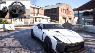 2021 Nissan GT-R50 | GTA 5 | Logitech g29 gameplay