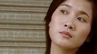 The guy repaired the water pipe at the woman's house. After the repair, the woman invited him to din