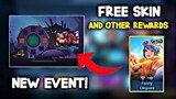 FREE SKIN AND OTHER REWARDS IN THIS NEW EVENT! CLAIM NOW? | Mobile Legends