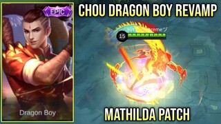 Chou Skin Script Dragon Boy Revamp Patch Mathilda - Mobile Legends