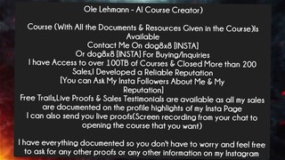 Ole Lehmann - AI Course Creator Course Download