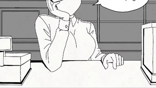 [AMV]Flat-chested girl envies the clerk who has big boobs