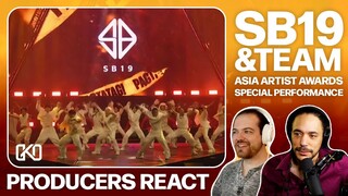 PRODUCERS REACT - SB19, &TEAM Asia Artist Awards (AAA) 2023 Special Stage Performance Reaction