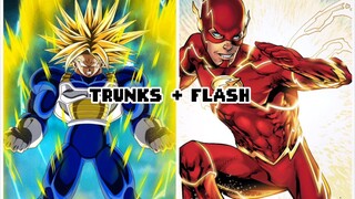 trunks + flash naruto + gohan