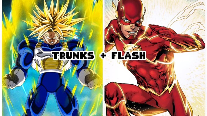 trunks + flash naruto + gohan