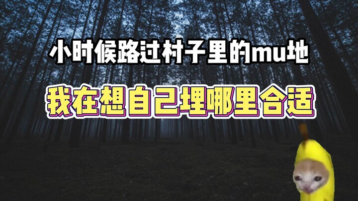 I went to choose a burial plot for myself, and then...