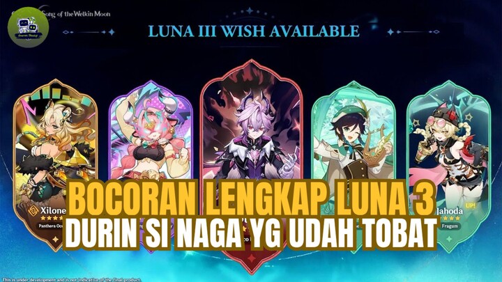 🔰 [NEWS GENSHIN] BOCORAN LENGKAP BANNER LUNA 3: Durin, Xilonen, Venti, & Varessa RERUN!‼️
