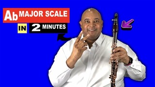 How To Play Ab Major Scale on Clarinet in 2 Minutes