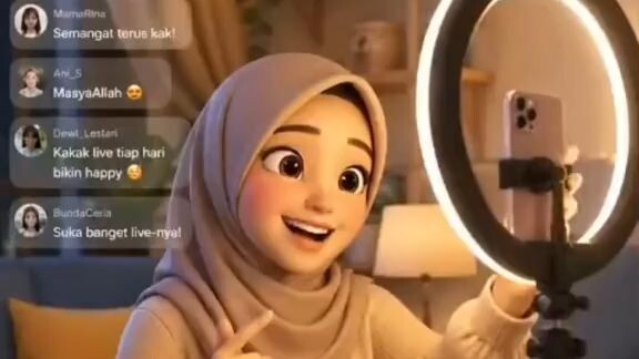 hayo siapa yang begini live smpe lupa kewajiban jangan ya buuu Ibu