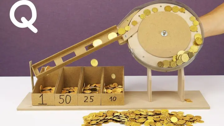 [Handcraft] A self-made coin sorting device