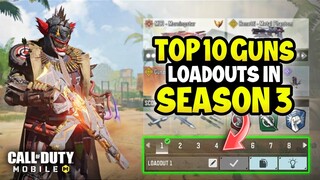 Top 10 Best Guns in CODM Season 3 | Gunsmith Loadout/Class Setup | Cod Mobile