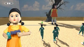 Squid Game REAL HUMAN 3D Part. 3 - Red and Green Light Game GACS Gamers Trailer