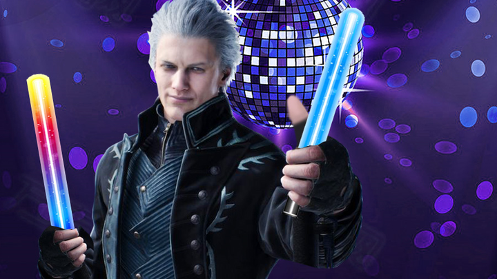 [Devil May Cry 5] Your father jumped into the laser rain at the village entrance again