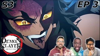 THE UPPER MOONS INVADE | Demon Slayer S3 Ep 3 | Reaction+Discussion