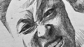 碳素笔画微表情