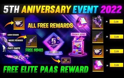 รางวัลไฟฟรีครบรอบ 5 ปี🤯 กิจกรรมครบรอบ 5 ปี KAB START HOGA GARENA ฟรีไฟ