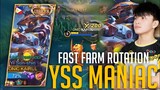 YSS Fast Farm Rotation with MANIAC | YSS Gameplay by Kairi