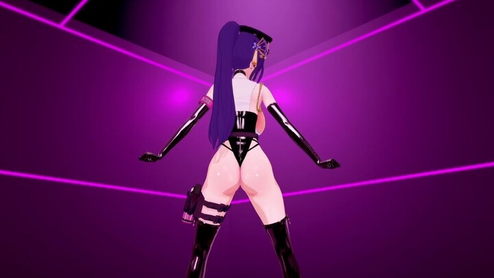 [Raiden Shogun] 💕Tall Ponytail Shogun with a Great Figure 💕 Nice Body Pure Dance 2K