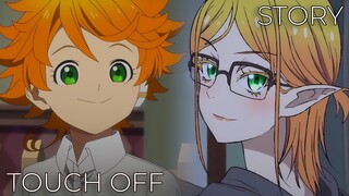 Touch Off x Story Mashup (The Promised Neverland & Isekai Ojisan)