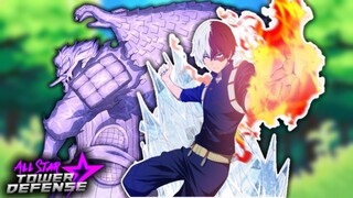 Todoroki Carry 6 Star Sasuke in Extreme Material ORBS Farm | All Star Tower Defense Roblox