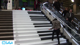 Ở nước ngoài họ tạo bậc thang với âm điệu âm nhạc để trở nên lí thú #doisonghay