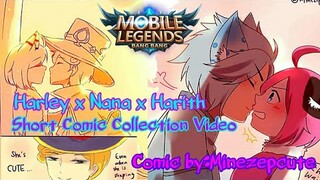 Harley x Nana x Harith short love comic Collection video|| Comic by: Minezepcute||KAWAII😍😍