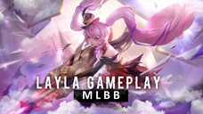 MLBB Layla menggendong hampir kalah cuyy