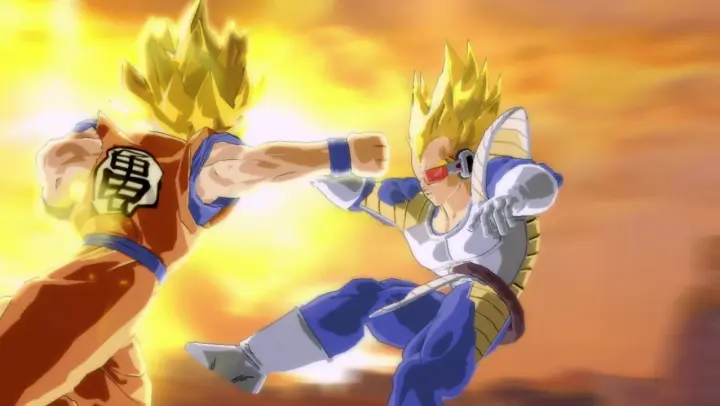 Goku vs Vegeta | Dragon Ball Z Burst Limit | CPU VS  CPU