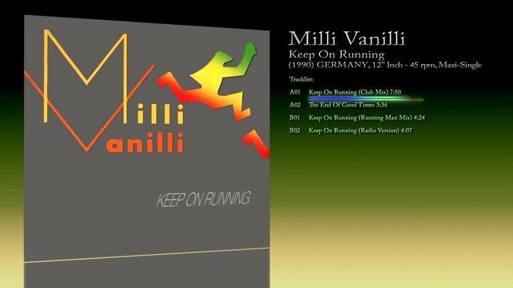 Milli Vanilli (1990) Keep On Running [12' Inch - 45 RPM - Maxi-Single]