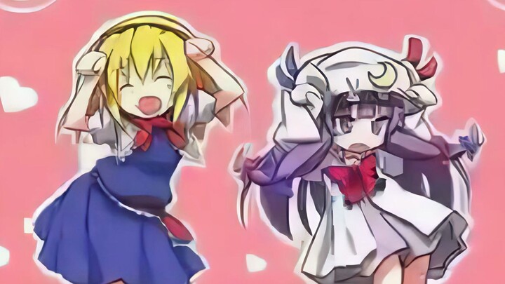 【Touhou · 4K · 60 frames】Alice and Patchouli's waist-twisting song (ﾟ∀ﾟ)