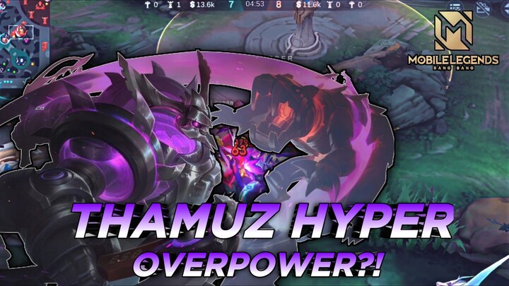 THAMUZ MASIH MENJADI SALAH SATU HERO TANTRUM DI LANE OF DOWN - MLBB