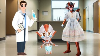 小乔妹妹害怕打预防针