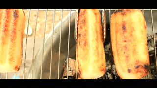 Cách làm chuối nướng nếp thơm ngon #amthucngon