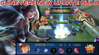 GUINEVERE NEW UPDATE BUILD EPISODE #3 | GUINEVERE GAMEPLAY | TOP GLOBAL |  MOBILE LEGENDS