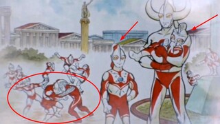 What was Ultraman like when he was a child? Seven was playing wrestling, and Ace put his hand in his