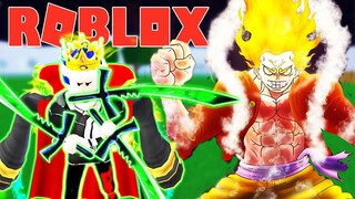 Roblox - SỨC MẠNH CỰC KHỦNG LUFFY GEAR 5 VÀ TAM KIẾM DARK BLADE /YORU NHƯNG MÀ LÀ BLOX FRUITS FAKE