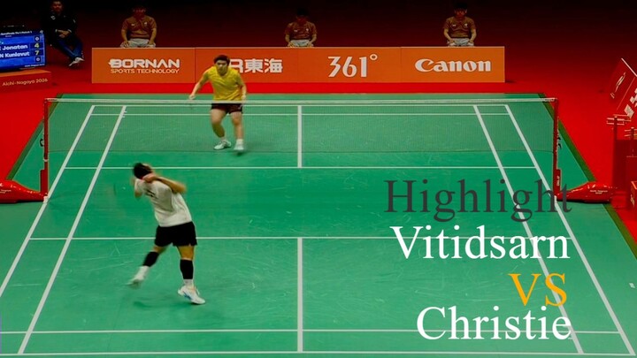 Kunlavut Vitidsarn (THA) vs Jonatan Christie (INA) - SF - Asian Game 2026