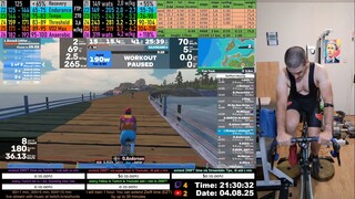 Zwift Cycling Workout 4.08.2025