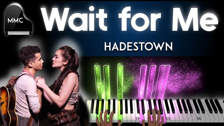 Wait for Me - Hadestown (Reprise) piano cover + sheet music + lyrics