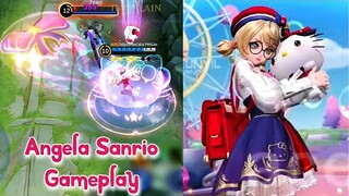 ANGELA HELLO KITTY SKIN GAMEPLAY | SANRIO ANGELA (≗ ᆽ ≗)