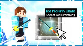 ICE BREATHING NICHIRIN BLADE IN MINECRAFT DEMON SLAYER!