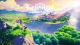 [Moon in One's Cup] Genshin Impact Liyue Harbor 2 Theme BGM OST EXTENDED